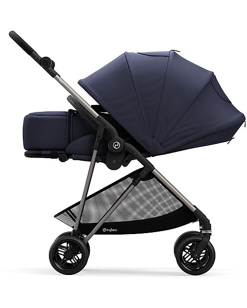 Cybex Melio 2 Cot - Navy Blue - Comfy and Roomy! Pram Systems