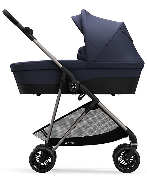 Cybex Melio 2 Cot - Navy Blue - Comfy and Roomy! Pram Systems