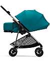 Cybex Melio 2 Cot - River Blue - Comfy and Roomy! Pram Systems