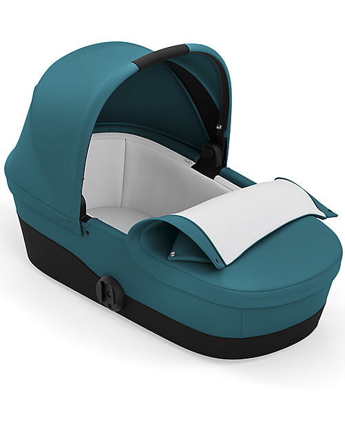 Cybex Melio 2 Cot - River Blue - Comfy and Roomy! Pram Systems