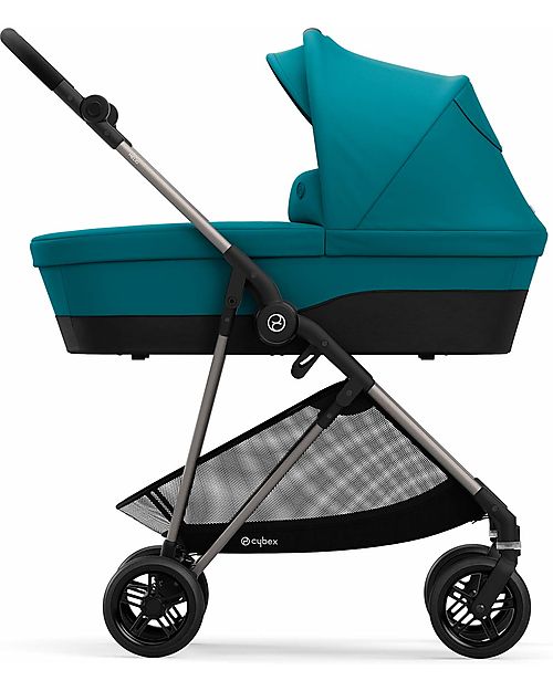 Cybex Melio 2 Cot - River Blue - Comfy and Roomy! Pram Systems