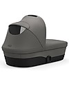 Cybex Melio 2 Cot - Soho Grey - Comfy and Roomy! Pram Systems