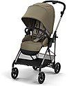 Cybex Melio 2 Stroller - Classic Beige - Ultra-Light from Birth! Lights Strollers
