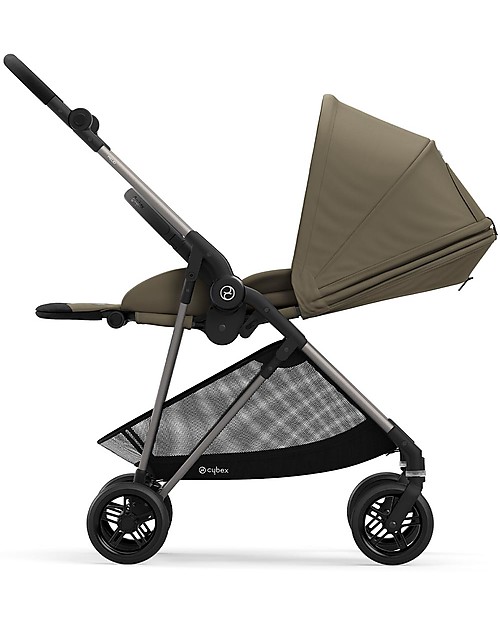 Cybex Melio 2 Stroller - Classic Beige - Ultra-Light from Birth! Lights Strollers