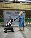 Cybex Melio 2 Stroller - Deep Black - Ultra-Light from Birth! Lights Strollers