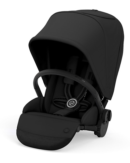Cybex Melio 2 Stroller - Deep Black - Ultra-Light from Birth! Lights Strollers