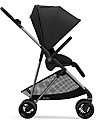 Cybex Melio 2 Stroller - Deep Black - Ultra-Light from Birth! Lights Strollers