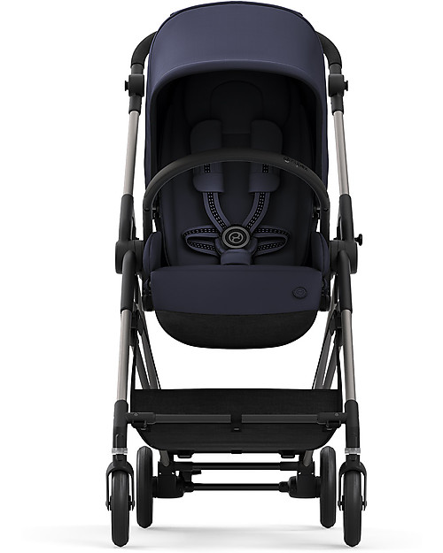 Cybex Melio 2 Stroller - Navy Blue - Ultra-Light from Birth! Lights Strollers