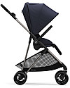 Cybex Melio 2 Stroller - Navy Blue - Ultra-Light from Birth! Lights Strollers