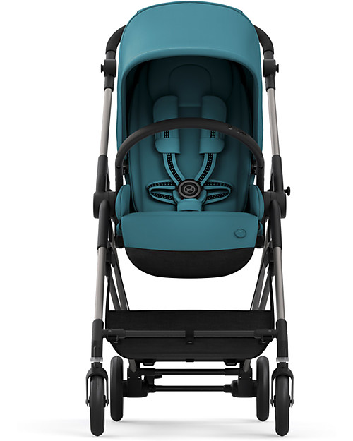 Cybex Melio 2 Stroller - River Blue - Ultra-Light from Birth! Lights Strollers