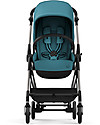 Cybex Melio 2 Stroller - River Blue - Ultra-Light from Birth! Lights Strollers
