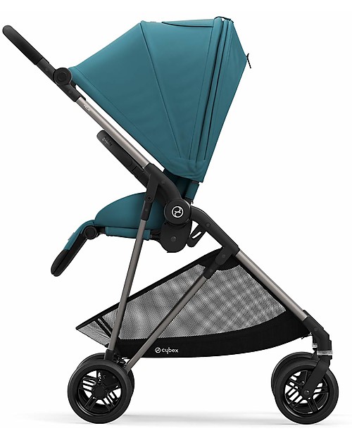 Cybex Melio 2 Stroller - River Blue - Ultra-Light from Birth! Lights Strollers