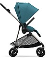Cybex Melio 2 Stroller - River Blue - Ultra-Light from Birth! Lights Strollers