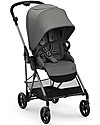 Cybex Melio 2 Stroller - Soho Grey - Ultra-Light from Birth! Lights Strollers