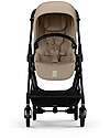 Cybex Melio Carbon Stroller - Almond Beige - Carbon Frame - from birth up to 15kg Lights Strollers