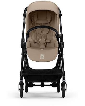 Cybex Melio Carbon Stroller - Almond Beige - Carbon Frame - from birth up to 15kg Lights Strollers