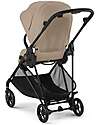 Cybex Melio Carbon Stroller - Almond Beige - Carbon Frame - from birth up to 15kg Lights Strollers