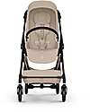 Cybex Melio Carbon Stroller - Almond Beige - Ultra-Lightweight with Carbon Frame Lights Strollers