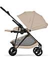 Cybex Melio Carbon Stroller - Almond Beige - Ultra-Lightweight with Carbon Frame Lights Strollers