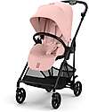 Cybex Melio Carbon Stroller - Candy Pink - Carbon Frame - from birth up to 15kg Lights Strollers