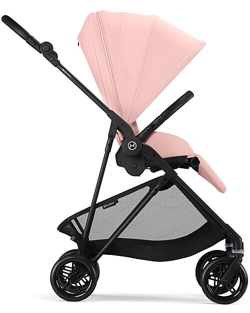 Cybex Melio Carbon Stroller - Candy Pink - Carbon Frame - from birth up to 15kg Lights Strollers