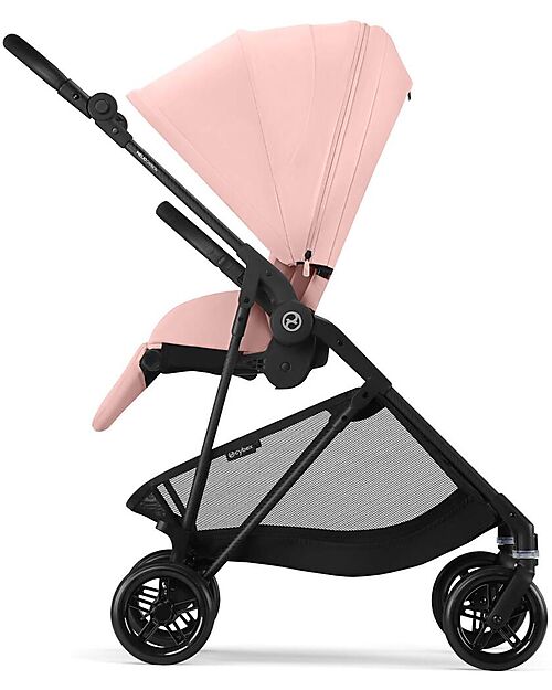 Cybex Melio Carbon Stroller - Candy Pink - Carbon Frame - from birth up to 15kg Lights Strollers