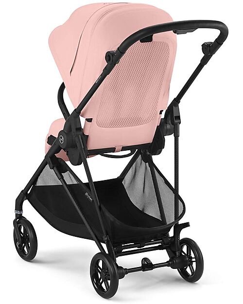 Cybex Melio Carbon Stroller - Candy Pink - Carbon Frame - from birth up to 15kg Lights Strollers