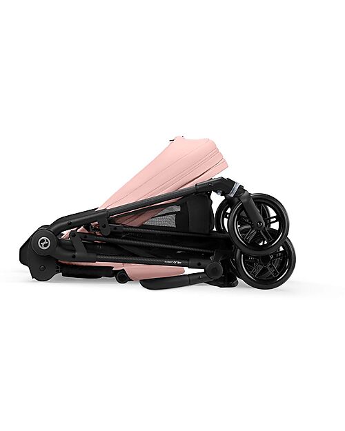 Cybex Melio Carbon Stroller - Candy Pink - Carbon Frame - from birth up to 15kg Lights Strollers