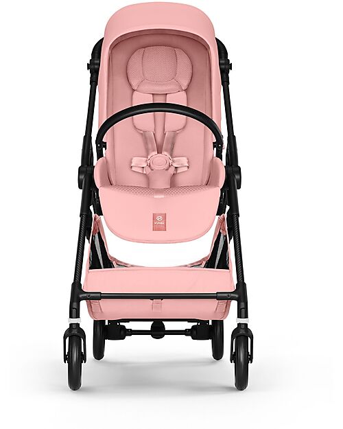 Cybex Melio Carbon Stroller - Candy Pink - Ultra-Lightweight with Carbon Frame Lights Strollers