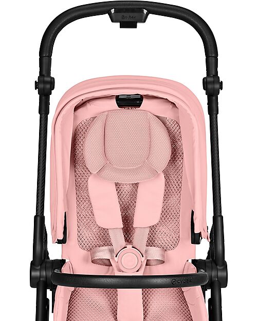 Cybex Melio Carbon Stroller - Candy Pink - Ultra-Lightweight with Carbon Frame Lights Strollers