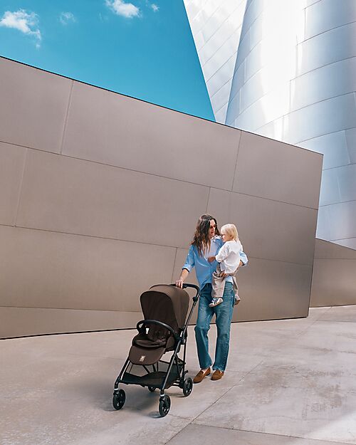 Cybex Melio Carbon Stroller - Candy Pink - Ultra-Lightweight with Carbon Frame Lights Strollers