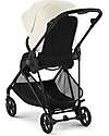 Cybex Melio Carbon Stroller - Canvas White - Carbon Frame - from birth up to 15kg Lights Strollers