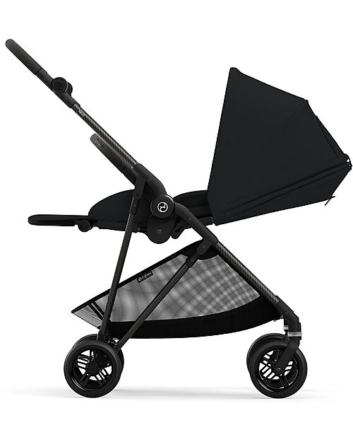 Cybex Melio Carbon Stroller - Carbon Frame - from birth up to 15kg Lights Strollers