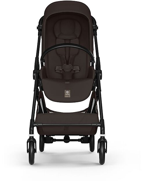 Cybex Melio Carbon Stroller - Chocolate Brown - Ultra-Lightweight with Carbon Frame Lights Strollers