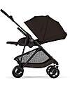 Cybex Melio Carbon Stroller - Chocolate Brown - Ultra-Lightweight with Carbon Frame Lights Strollers