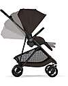 Cybex Melio Carbon Stroller - Chocolate Brown - Ultra-Lightweight with Carbon Frame Lights Strollers