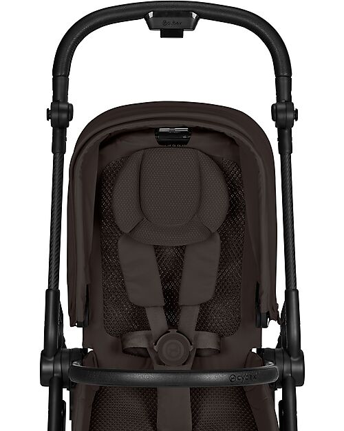 Cybex Melio Carbon Stroller - Chocolate Brown - Ultra-Lightweight with Carbon Frame Lights Strollers