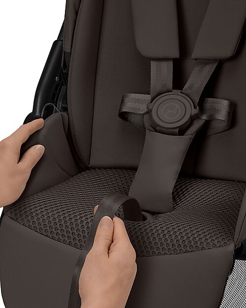 Cybex Melio Carbon Stroller - Chocolate Brown - Ultra-Lightweight with Carbon Frame Lights Strollers
