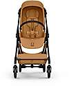 Cybex Melio Carbon Stroller - Cinnamon Yellow - Ultra-Lightweight with Carbon Frame Lights Strollers