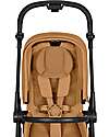 Cybex Melio Carbon Stroller - Cinnamon Yellow - Ultra-Lightweight with Carbon Frame Lights Strollers