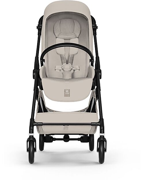Cybex Melio Carbon Stroller - Dune Grey - Ultra-Lightweight with Carbon Frame Lights Strollers