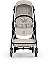 Cybex Melio Carbon Stroller - Dune Grey - Ultra-Lightweight with Carbon Frame Lights Strollers