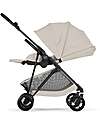 Cybex Melio Carbon Stroller - Dune Grey - Ultra-Lightweight with Carbon Frame Lights Strollers