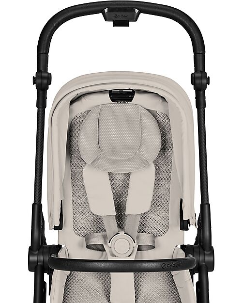 Cybex Melio Carbon Stroller - Dune Grey - Ultra-Lightweight with Carbon Frame Lights Strollers