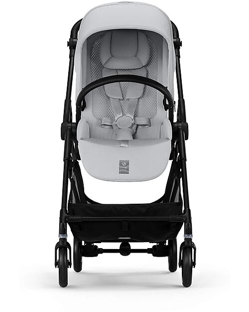Cybex Melio Carbon Stroller - Fog Grey - Carbon Frame - from birth up to 15kg Lights Strollers