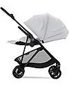 Cybex Melio Carbon Stroller - Fog Grey - Carbon Frame - from birth up to 15kg Lights Strollers