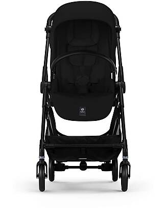 Cybex Melio Carbon Stroller - Magic Black - Carbon Frame - from birth up to 15kg Lights Strollers
