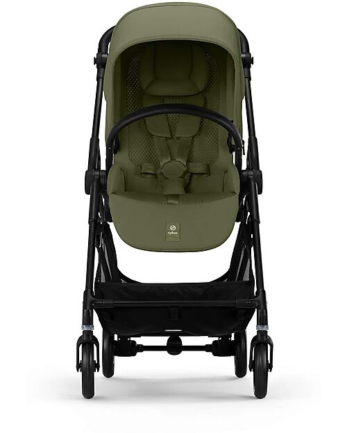 Cybex Melio Carbon Stroller - Moss Green - Carbon Frame - from birth up to 15kg Lights Strollers