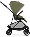 Cybex Melio Carbon Stroller - Moss Green - Carbon Frame - from birth up to 15kg Lights Strollers