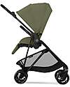 Cybex Melio Carbon Stroller - Moss Green - Carbon Frame - from birth up to 15kg Lights Strollers